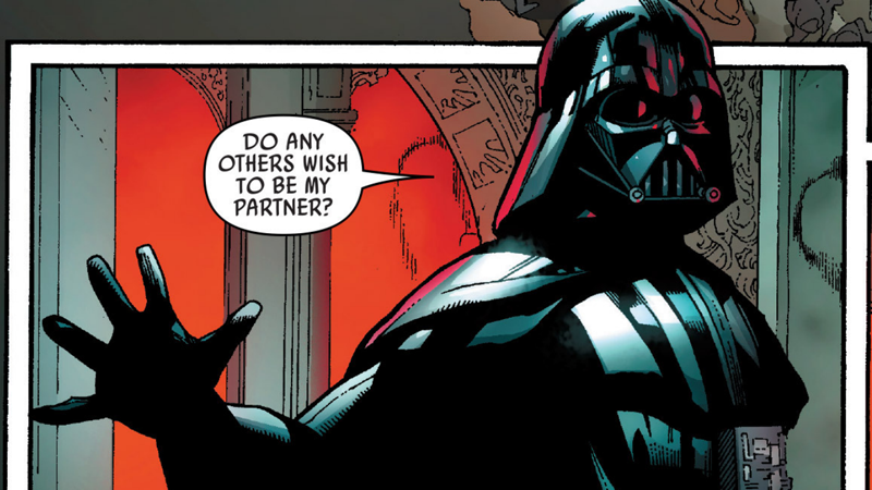 From Darth Vader Annual #1, by Kieron Gillen, Leinil Yu, Jerry Alanguilan, Joe Caramagna, and Jason Keith